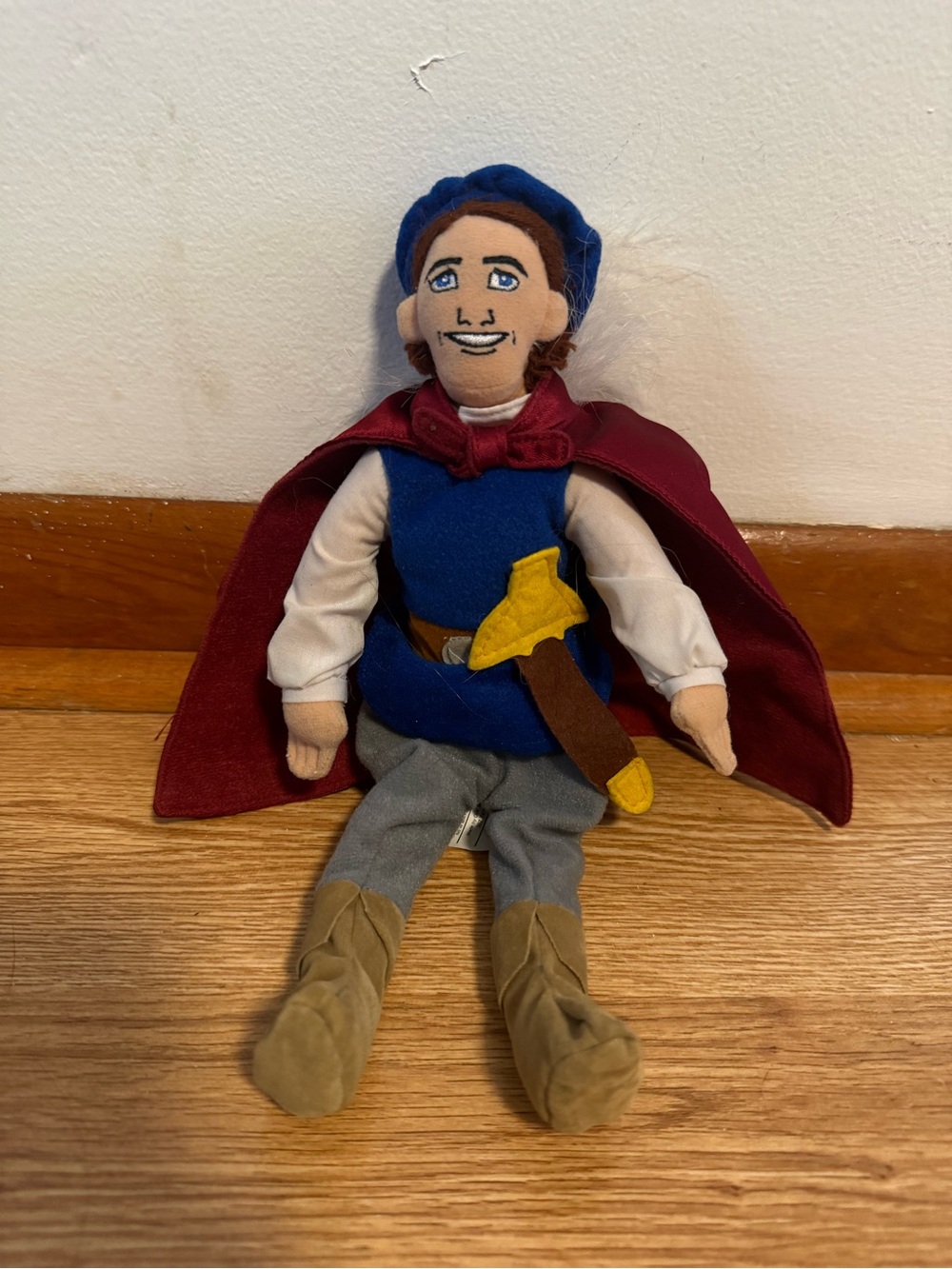 Disney Store Prince Charming From Snow White Bean Bag Plush apx 10"